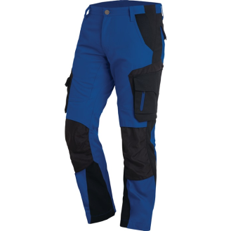 Arbeitshose FLORIAN Gr.56 royal/schwarz-Beschreibung lesen