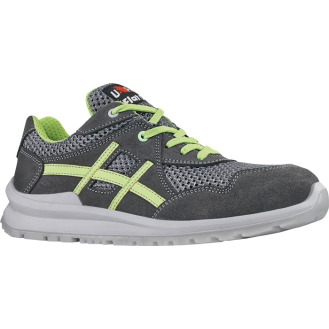 Sicherheitsschuh Nico Gr.43 grau/grün Leder/Mesh S1P SRC EN20345-Beschreibung lesen