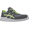 Sicherheitsschuh Nico Gr.46 grau/grün Leder/Mesh S1P SRC EN20345