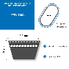 CMW - XPB1260 / 5VX500 Cinghia trapezoidale stretta dentellata