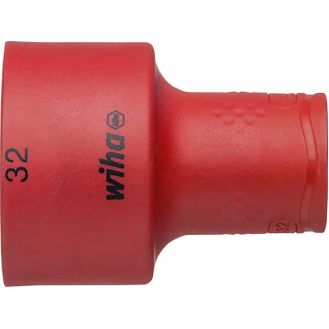 Steckschlüsseleinsatz 6-kant 1/2" 32mm VDE-Beschreibung lesen