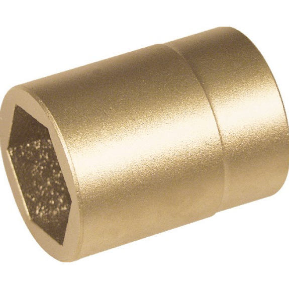 Steckschlüsseleinsz 1/2 Zoll 6-kant SW 32mm L.46mm funkenfrei Steckschlüsseleinsz 1/2 Zoll 6-kant SW 32mm L.46mm funkenfrei-Beschreibung lesen