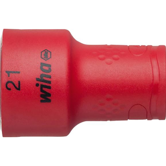 Steckschlüsseleinsatz 6-kant 3/8" 21mm VDE-Beschreibung lesen