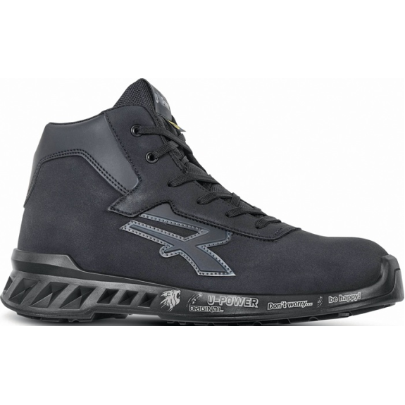 Sicherheitsstiefel PARKER Gr.43 schwarz S3 CI SRC ESD EN20345 Mikrofaser-Beschreibung lesen