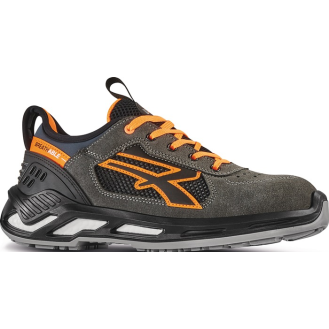 Sicherheitsschuh Ryder Gr.45 grau/orange S1P SRC ESD EN20345 Leder-Beschreibung lesen