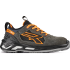 Sicherheitsschuh Ryder Gr.43 grau/orange S1P SRC ESD EN20345 Leder