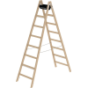 Sprossenstehleiter 2x8 Sprossen HO Leiterlänge 2340mm Arbeits-H.b.ca.3600mm MUNK Sprossenstehleiter 2x8 Sprossen HO Leiterlänge 2340mm Arbeits-H.b.ca.3600mm MUNK