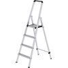 Stufenstehleiter 4 Stufen Alu.Gesamt-H.1540mm Stufen-Holmverbindung geschr. MUNK Stufenstehleiter 4 Stufen Alu.Gesamt-H.1540mm Stufen-Holmverbindung geschr. MUNK