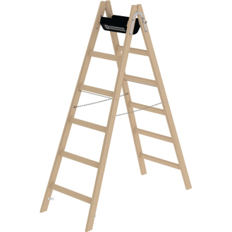 Sprossenstehleiter 2x6 Sprossen HO Leiterlänge 1790mm Arbeits-H.b.ca.3000mm MUNK-Beschreibung lesen