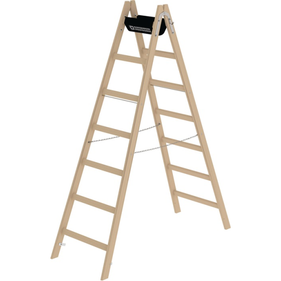 Sprossenstehleiter 2x7 Sprossen HO Leiterlänge 2070mm Arbeits-H.b.ca.3300mm MUNK Sprossenstehleiter 2x7 Sprossen HO Leiterlänge 2070mm Arbeits-H.b.ca.3300mm MUNK-Beschreibung lesen