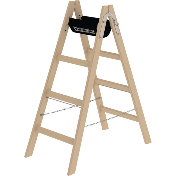Sprossenstehleiter 2x4 Sprossen HO Leiterlänge 1230mm Arbeits-H.b.ca.2500mm MUNK Sprossenstehleiter 2x4 Sprossen HO Leiterlänge 1230mm Arbeits-H.b.ca.2500mm MUNK-Beschreibung lesen