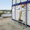 Arbeitsplattform klappbar 2 Stufen aus Aluminium