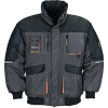 Pilotenjacke Gr.M dunkelgrau/schwarz/orange
