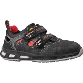 Sicherheitssandale Cody Gr.45 schwarz/rot Leder S1P SRC ESD EN 20345 U.POWER-Beschreibung lesen