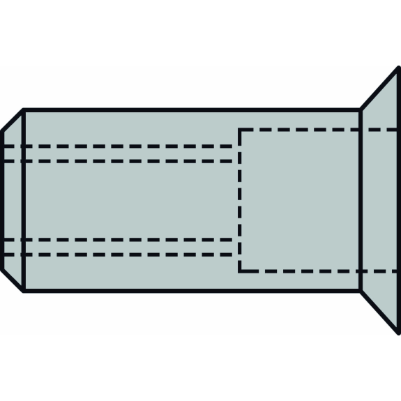 Blindnietmutter Nietschaft dxl 7x13,5mm M5 Alu Senkkopf (90Grad) 500 St. Blindnietmutter Nietschaft dxl 7x13,5mm M5 Alu Senkkopf (90Grad) 500 St.-Beschreibung lesen