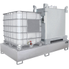 Auffangwanne 1000l L2650xB1300xH435mm o.Gitterrost