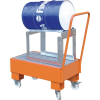 Auffangwanne aus Stahl 61L mit Fassbock