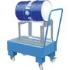 Auffangwanne aus Stahl 61L mit Fassbock