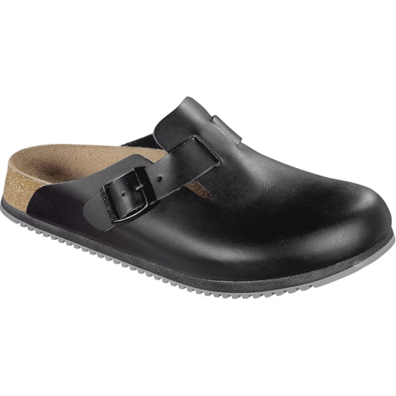 Clog Boston SL Gr.43 schwarz Obermerial:Leder EN20345 SRA-Beschreibung lesen
