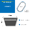 CMW - XPC2000 Cinghia trapezoidale stretta dentellata