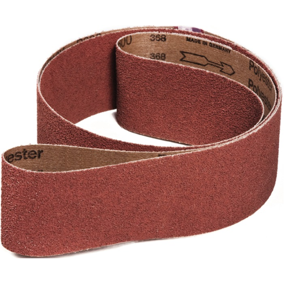 Bande abrasive KK711T L.520mm l.12mm K.80 pour corindon acier/ALU/bois-Lire la description