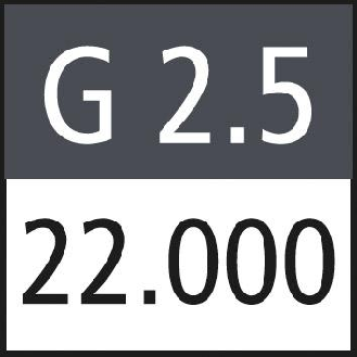 Spannmutter gewinde für ER 25-Beschreibung lesen