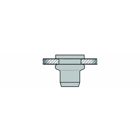 Blindnietmutter Nietschaft dxl 7x11,5mm M5 Alu Stand.(Flachrundkopf),500 St. Blindnietmutter Nietschaft dxl 7x11,5mm M5 Alu Stand.(Flachrundkopf),500 St.-Beschreibung lesen