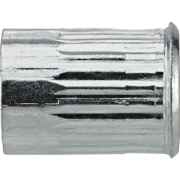 Blindnietmutter Nietschaft dxl 7x9,5mm M5 Stahl,verz.Kleinkopf 500 St.-Beschreibung lesen