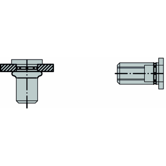 Blindnietmutter PolyGrip M8 aus Aluminium-Beschreibung lesen