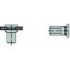 Blindnietmutter M5 aus Aluminium Blindnietmutter M5 aus Aluminium
