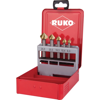 Kegelsenker-Set DIN 335C 90° HSS TiN-Beschreibung lesen