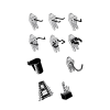 Werkzeughaken-Mixset 53tlg. f.Art.Nr.795605,795584,795698-699 Clip Mix 53 Werkzeughaken-Mixset 53tlg. f.Art.Nr.795605,795584,795698-699 Clip Mix 53