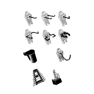 Werkzeughaken-Mixset 53tlg. f.Art.Nr.795605,795584,795698-699 Clip Mix 53-Beschreibung lesen