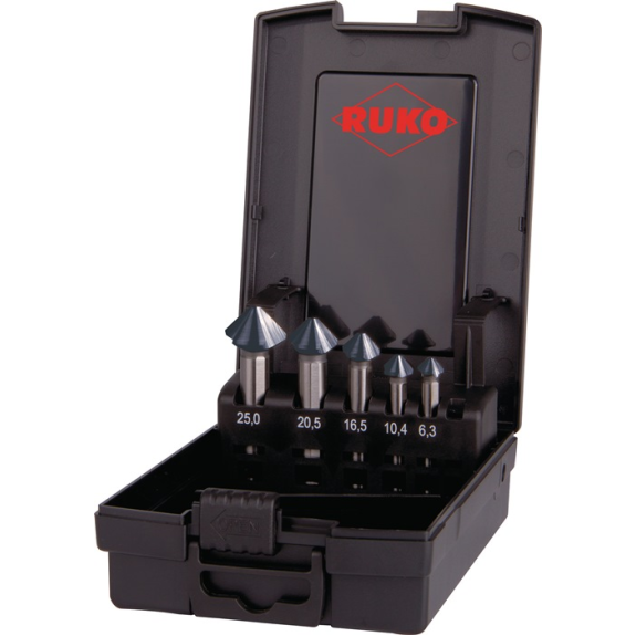 Kegelsenkersz DIN 335 90Grad ULTIMECUT 6,3-25,0mm HSSE-Co 5 RUnEC 5-tlg.-Beschreibung lesen