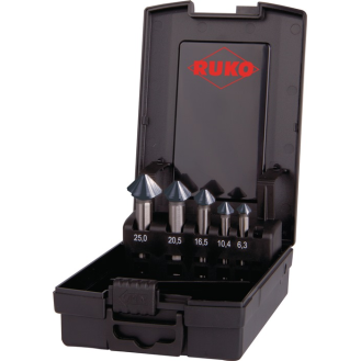 Kegelsenkersz DIN 335 90Grad ULTIMECUT 6,3-25,0mm HSSE-Co 5 RUnEC 5-tlg.-Beschreibung lesen