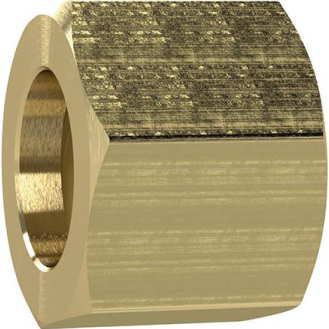 Überwurfmutter Messing 6-kant G3/8" für Tülle LW 4/6/9mm-Beschreibung lesen