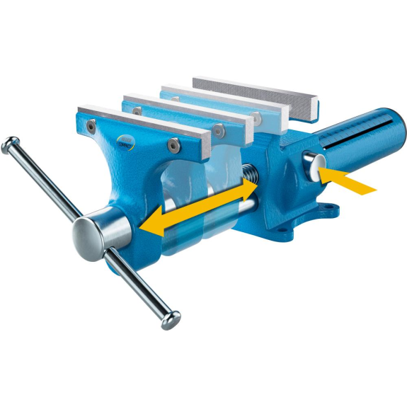 Parallelschraubstock  Compact Backen-B.120mm Spann-W.130mm STA-Beschreibung lesen