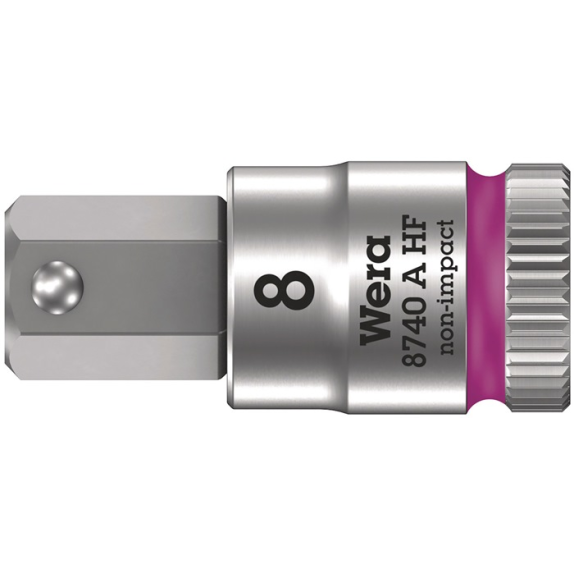 Insert clé à douille 8740 A HF 1/4 pouce SW 5mm L.28mm-Lire la description
