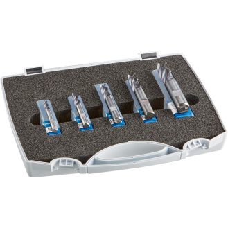Schaftfräser-Set BASICMILL VHM AlTiN Typ UNI Schaft HB Z4 6/8/10/12mm-Beschreibung lesen