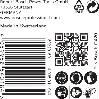 Netzschleifscheibe Expert M480 125mm K.80 Exzenterschleifer 50 St./VE-Beschreibung lesen