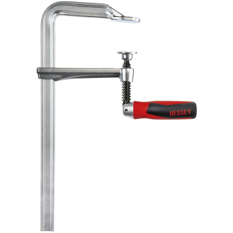 Ganzstahlschraubzwinge GZ-KG Spann-W.400mm A.120mm 2-K-Klappgriff-Beschreibung lesen
