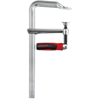 Ganzstahlschraubzwinge GZ-KG Spann-W.400mm A.120mm 2-K-Klappgriff-Beschreibung lesen