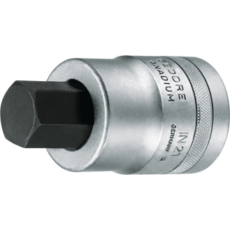 Steckschlüsseleinsz IN 21 1 Zoll Innen-6-kant SW 24mm L.90mm-Beschreibung lesen