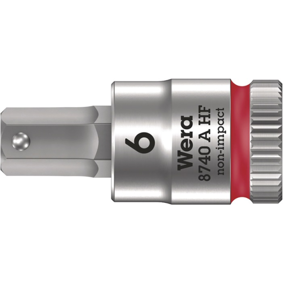 Steckschlüsseleinsz 8740 A HF 1/4 Zoll SW 6mm L.28mm Steckschlüsseleinsz 8740 A HF 1/4 Zoll SW 6mm L.28mm-Beschreibung lesen