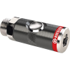 Sicherheitskupplung mit Druckknopf drehbar, NW 7,4mm AG G1/2""