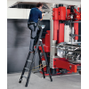 Stehleiter 8 Sprossen Alu.schwarz elox.Leiterlänge 2990mm Arbeits-H.b.ca.4150mm Stehleiter 8 Sprossen Alu.schwarz elox.Leiterlänge 2990mm Arbeits-H.b.ca.4150mm