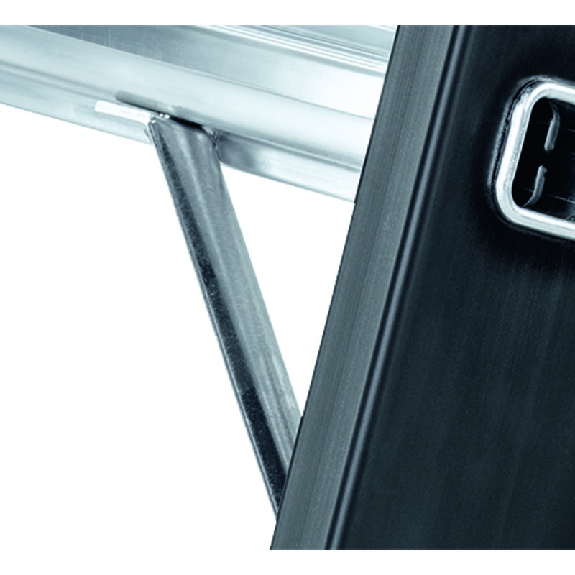 Stehleiter 8 Sprossen Alu.schwarz elox.Leiterlänge 2990mm Arbeits-H.b.ca.4150mm Stehleiter 8 Sprossen Alu.schwarz elox.Leiterlänge 2990mm Arbeits-H.b.ca.4150mm-Beschreibung lesen