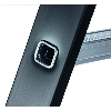 Stehleiter 8 Sprossen Alu.schwarz elox.Leiterlänge 2990mm Arbeits-H.b.ca.4150mm Stehleiter 8 Sprossen Alu.schwarz elox.Leiterlänge 2990mm Arbeits-H.b.ca.4150mm