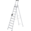 Stufenstehleiter 10 Stufen Alu.Gesamt-H.2980mm m.ergo-pad-Griffzone Stufenstehleiter 10 Stufen Alu.Gesamt-H.2980mm m.ergo-pad-Griffzone