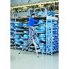 Sicherheitstreppe aus Aluminium mit 3 Stufen